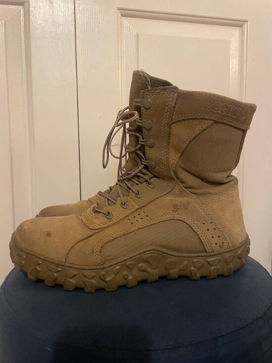 Rocky S2V Tactical Military Boots Men\'s US 10.5W Coyote Brown Leather made USA main image 6